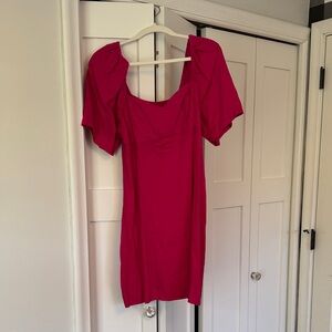a new day Fuchsia Mini Dress